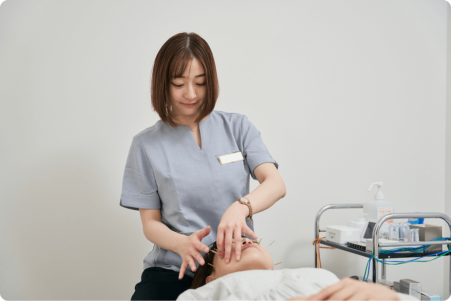 国家資格スタッフによる施術