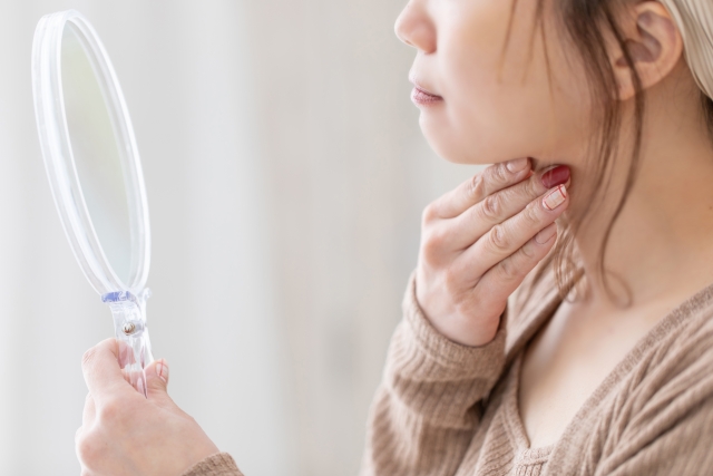 二重アゴの解消